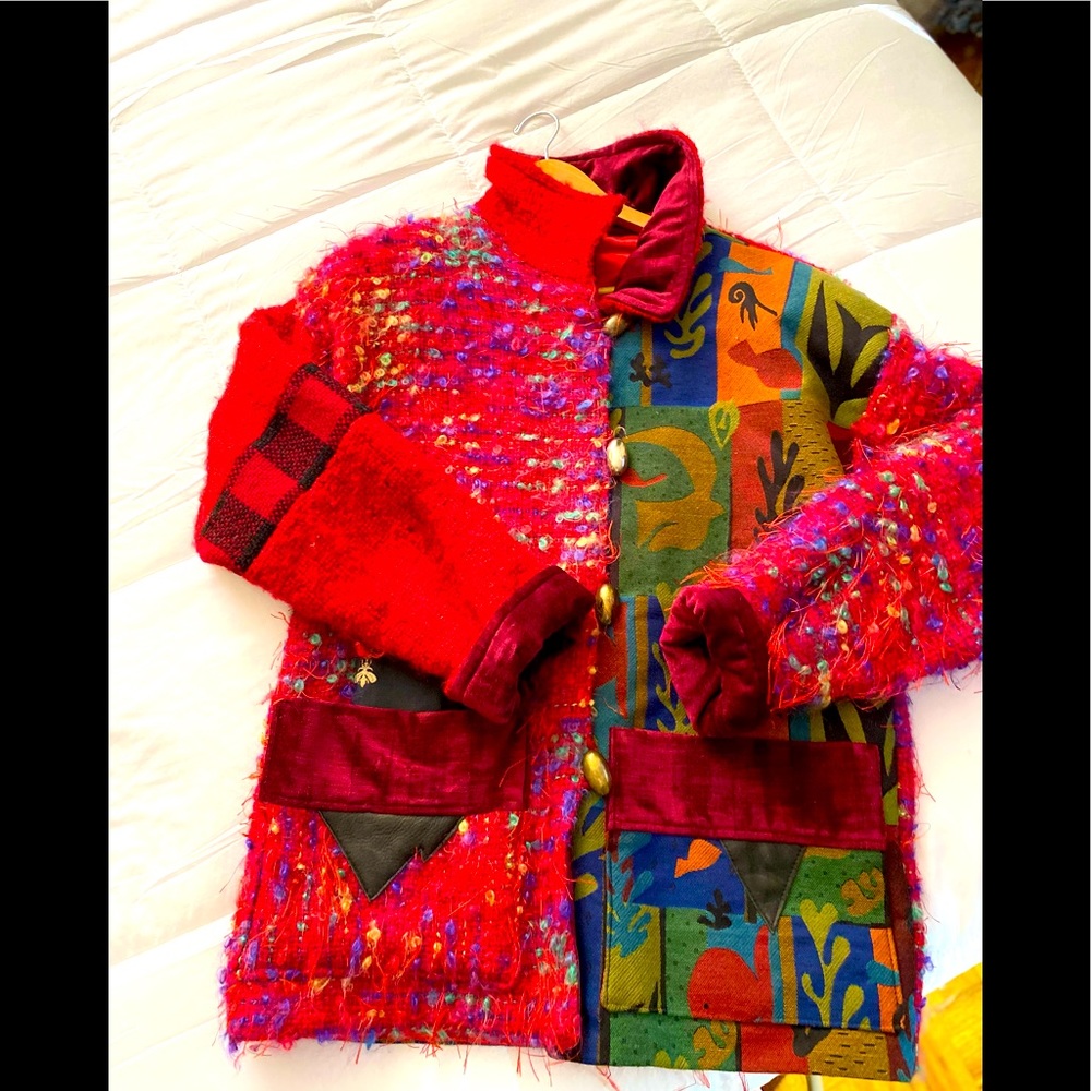 Custom designer coat. Excellent condition! Signed and dated by designer.